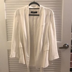 Oversized blazer with belt